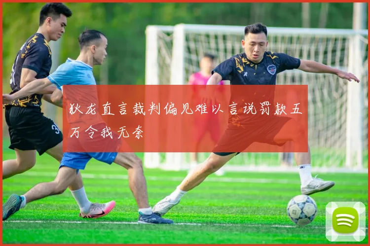 狄龙直言裁判偏见难以言说罚款五万令我无奈